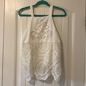 White Lace Tank
